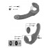 Fallo Indossabile Strapless Telecomandato Vibrazione USB Ricaricabile - 7