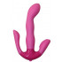 Vibratore Punto G con Stimolatore Clitoride ed Anale in Puro Silicone 18 x 3,5 cm. - 3