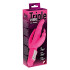 Vibratore Rabbit Rotante a Tripla Stimolazione Ano Clitoride e Vagina 23 x 3,5 cm. - 2