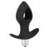 Cuneo Anale da Passeggio Vibrante in Puro Silicone 10,9 X 3,9 cm. - 1