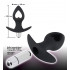 Cuneo Anale da Passeggio Vibrante in Puro Silicone 10,9 X 3,9 cm. - 2
