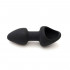 Funnel Plug - Cuneo Anale Gigante Doppio a Tunnel in Silicone 25 x 8,4 e 6,8 cm. Nero - 6