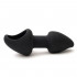 Funnel Plug - Cuneo Anale Gigante Doppio a Tunnel in Silicone 25 x 8,4 e 6,8 cm. Nero - 8