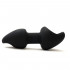 Funnel Plug - Cuneo Anale Gigante Doppio a Tunnel in Silicone 25 x 8,4 e 6,8 cm. Nero - 9