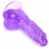 Fallo Realistico Crystal Jelly Morado 13,5 x 2,3 cm. - 1