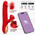 Vibratore Rabbit con APP Spinta, Oscillazione Ricaricabile USB - 1