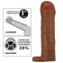 Guaina Fallica con Aggancio per Testicoli (+2,5 cm Lungh.) e (+35% Circonf.) - 2