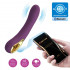 Vibratore Ethan Vibe Viola Ricaricabile USB con APP 20x3,5 cm - 2