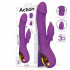 Vibratore Rabbit con Spinta Doppia Pulsazione 3 Motori FLIPER USB 23 cm - 2
