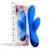 Vibratore Rabbit con Stimolatore Clitoride MARNA Blu USB 18,5 cm - 1