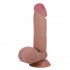 Dildo con Pelle Scorrevole 16 x 4,4 cm Mulatto - 3