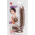 Fallo Realistico Africano con Ventosa ADAMS in Pure Skin® 20 X 5 cm. - 2