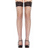 LEG AVENUE Calze Autoreggenti a Maglia Larga - Taglia Unica Elasticizzata (Tg.38-48) - 0
