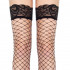 LEG AVENUE Calze Autoreggenti a Maglia Larga - Taglia Unica Elasticizzata (Tg.38-48) - 1