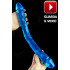 REAL DOUBLE Fallo Blu Trasparente Doppio Morbido e Flessibile 44 X 4 cm. - 1