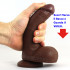 VIRTUAL REALITY®  Fallo Realistico AFRICANO in PURO SILICONE 17 x 4 cm. - 2