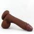 VIRTUAL REALITY - Fallo Realistico Africano in PURO SILICONE 18 x 4,5 cm. - 1