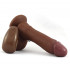 VIRTUAL REALITY® - Fallo Realistico Vibrante Africano in PURO SILICONE 17 x 4,3 cm. - 0