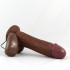 VIRTUAL REALITY® - Fallo Vibrante Africano Realistico in PURO SILICONE 22 x 4,5 cm. - 3