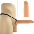 Fallo Indossabile Cavo Strap-on in PURO SILICONE 23 X 5,2 cm. - 2