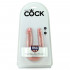 KING COCK -  Fallo Doppio Anale e Vaginale - Alta Qualita MADE in USA - 2