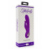 Vibratore Rabbit Viola in Silicone con Pulsazione Ricaricabile USB 10 x 3,5 cm. - 2