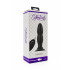 Cuneo Anale Vibrante in Puro Silicone con Doppio Motore e Telecomando Wireless 11 x 3,5 cm. - 2