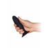 Cuneo Anale Vibrante in Puro Silicone con Doppio Motore e Telecomando Wireless 11 x 3,5 cm. - 1