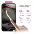 Vibratore Ethan Vibe Viola Ricaricabile USB con APP 20x3,5 cm - 10