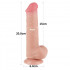Dildo Realistico Doppio Strato con Pelle Scorrevole Jayden 18,3 x 4 cm - 7