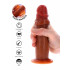 Dildo Ultra Realistico con Pelle Scorevole Eddy 19 x 4 cm in Silicone - 4