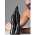 DARK CRYSTAL Christian Dildo BLACK Double Fist Fucking 32 X 9 cm                                  - 3