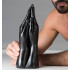 DARK CRYSTAL Christian Dildo BLACK Double Fist Fucking 32 X 9 cm                                  - 2