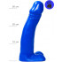 ALL BLUE Fallo Gigante BLU 33 x 6,5 cm. - 0