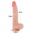 Dildo Ultra Realistico con Pelle Scorrevole Dual Density 20 x 4 cm Isaiah - 6