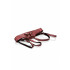 Imbracatura Universale in Ecopelle Rossa per Strap On  - 3