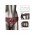 Imbracatura Universale in Ecopelle Rossa per Strap On  - 5