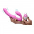 Fallo Indossabile Vibrante Senza Lacci con Telecomando USB Ricaricabile Pink - 1