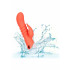 Vibratore Rabbit Ricaricabile USB in Silicone Arancione 11,5 x 3,75 cm. - 7