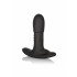Cuneo Anale da Passeggio in Puro Silicone Nero con Doppio Motore Ricaricabile USB 10 x 3 cm. - 0