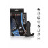 Cuneo Anale da Passeggio in Puro Silicone Nero con Doppio Motore Ricaricabile USB 10 x 3 cm. - 4