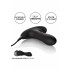 Cuneo Anale da Passeggio in Puro Silicone Nero con Doppio Motore Ricaricabile USB 10 x 3 cm. - 6