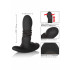Cuneo Anale da Passeggio in Puro Silicone Nero con Effetto Spinta Ricaricabile USB 9,5 x 3 cm. - 2