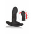 Cuneo Anale da Passeggio in Puro Silicone Nero con Effetto Spinta Ricaricabile USB 9,5 x 3 cm. - 8