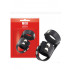 MOI - Double Trooper - Anello per Pene e Testicoli Regolabile in Robusta Ecopelle - 0