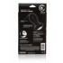 Cuneo Anale in Puro Silicone Nero con Gemma e Vibrazione Ricaricabile USB 9,5 x 3 cm. - 1