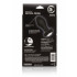 Cuneo Anale in Puro Silicone Nero con Gemma e Vibrazione Ricaricabile USB 10,5 x 3 cm. - 3