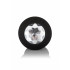 Cuneo Anale in Puro Silicone Nero con Gemma e Vibrazione Ricaricabile USB 10,5 x 3 cm. - 8