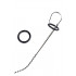 Stimolatore Uretra In Acciaio e Silicone 25 X 0,8 cm - 0