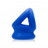 OXBALLS - CockSling Tri-Squeeze in Puro Silicone Elastico - Cobalt Blue Ice - 2